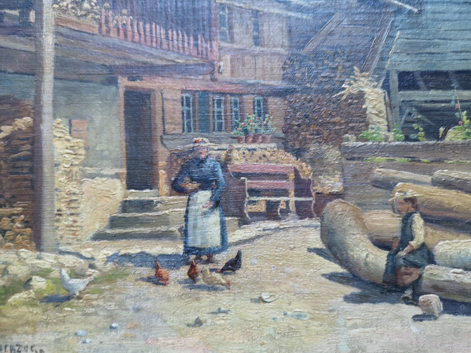 Dipinti: Tableau original d'Arthur Herzog – Usato da Conthey venduto da Cathlouz 3