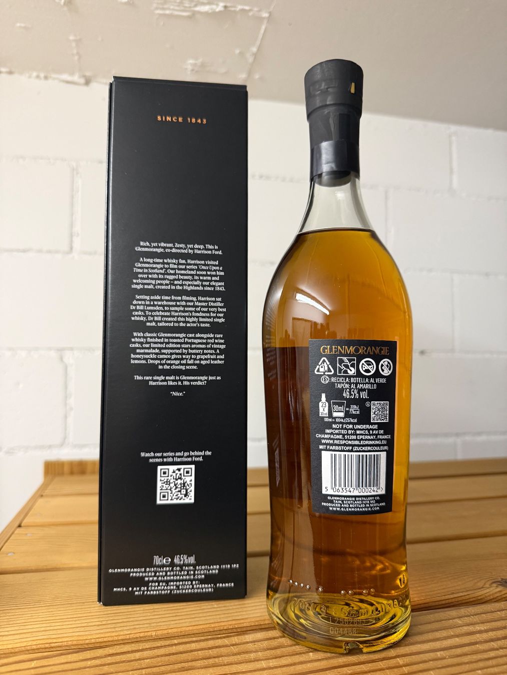 Glenmorangie Bevande alcoliche: Glenmorangie Harrison Ford, Limited Edition – Nuovo e nell'imballaggio originale da Wiesendangen venduto da whiskyandwine 1