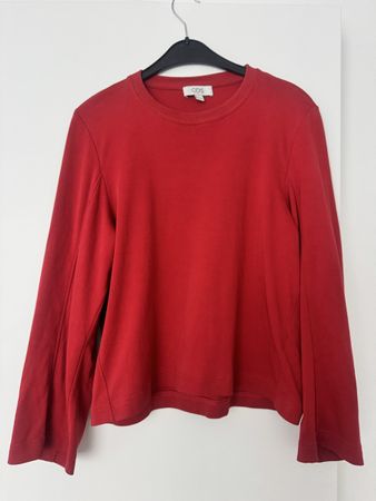 COS Rotes Langarmshirt 
