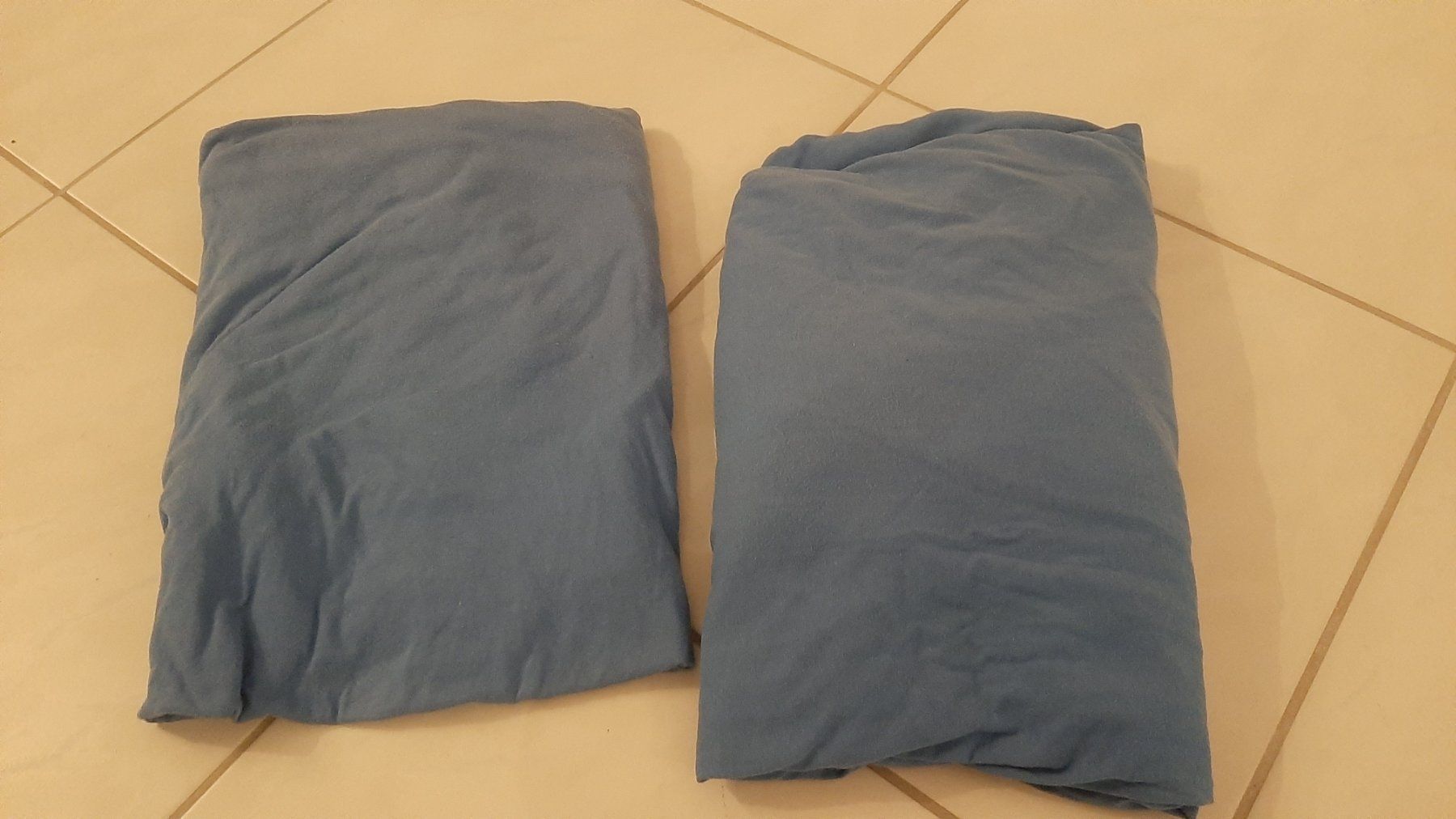 Biancheria da letto: K..42 R) Fixleintuch 2er Set Hellblau – Usato da Wil SG venduto da AmandaCreations 1