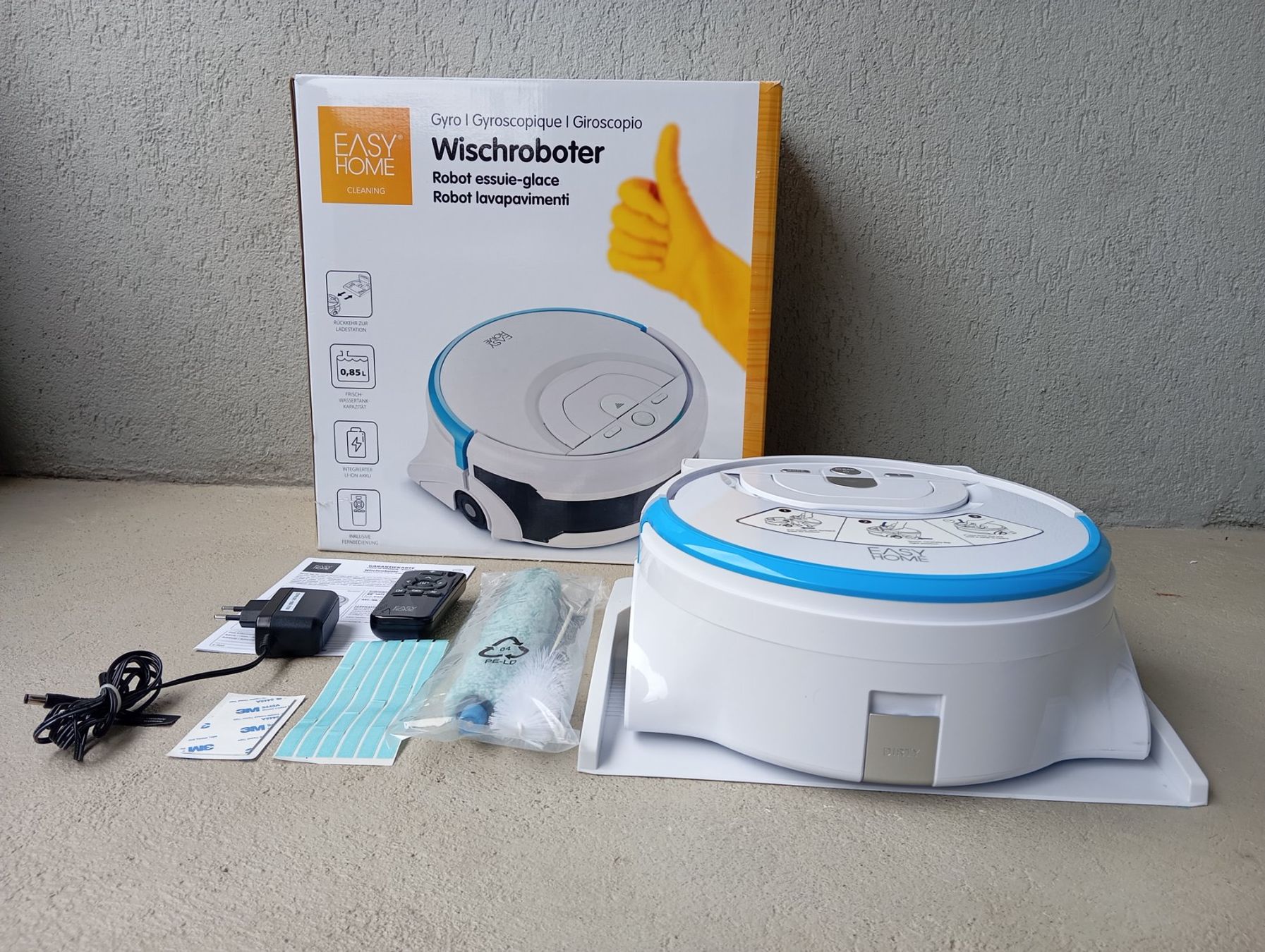 Staubsauger & Zubehör: EASY HOME Wischroboter *NEUWERTIG! – Neu und originalverpackt aus Zeneggen von shemesh_