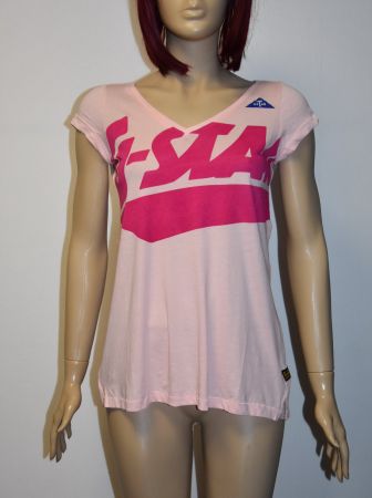 G-Star Raw Damen T-Shirts A-line  loosfit / rosa /Gr.S
