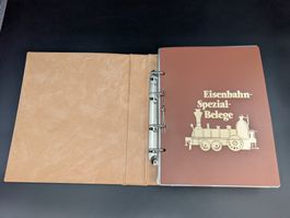 Album Eisenbahn-Spezial-Belege 47 Stück Briefmarken Sammlung