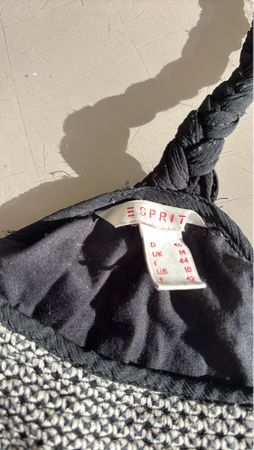 Schönes Esprit Sommerkleid, schwarz, Grösse 40, Top Zustand