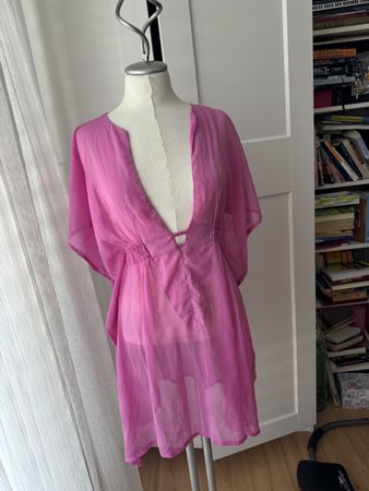 Strandkleid in Pink, Grösse M-L