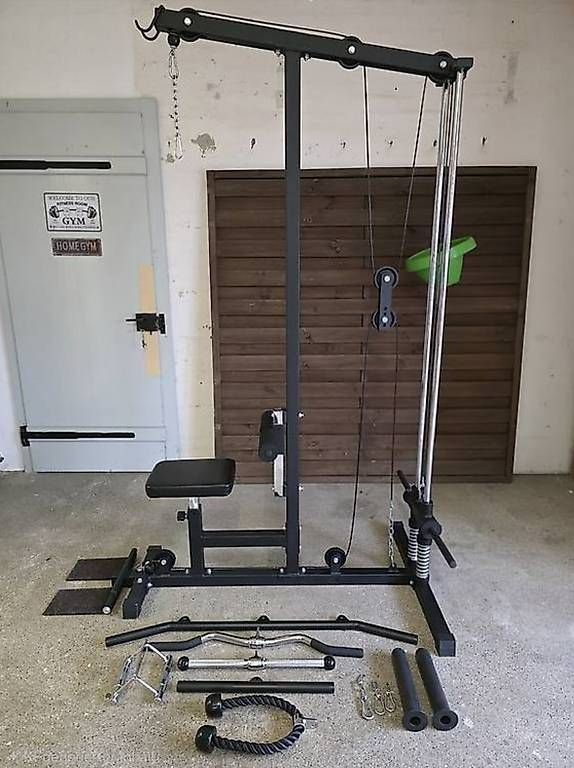 Hometrainer: Latzug plus 6 griffe & 50 mm adapter – Usato da Schaffhausen venduto da moruk1980
