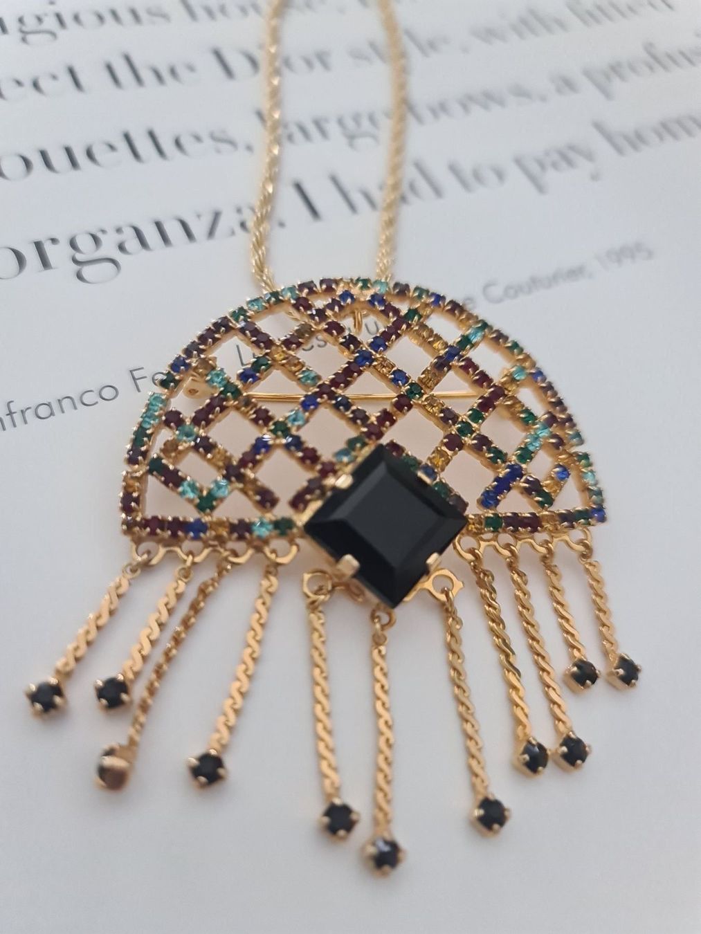 Catenine: Kette mit Anhänger / Brosche – Usato da Winkel venduto da Glamour4You 3