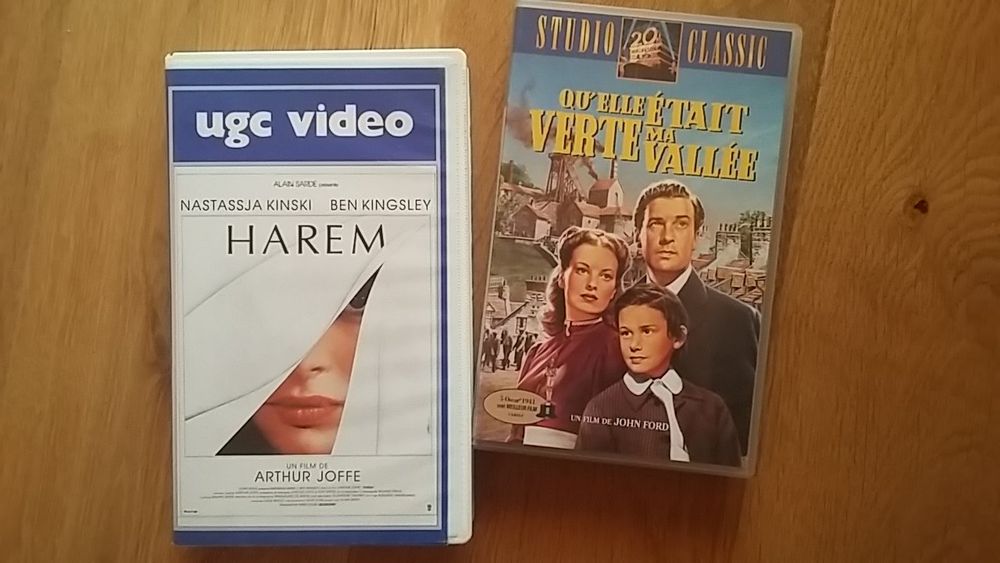 PACK 5X TDK TV 240 4 hours K7 VHS PAL SECAM vintage Cassette Vidéo EUR