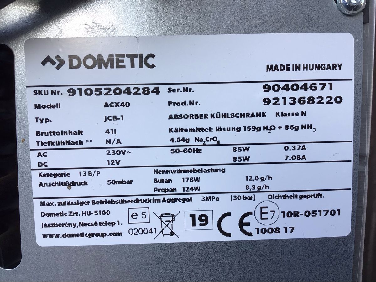 Dometic Frigoriferi & Refrigeratori: Kühlbox/ Kühlschrank – Usato da Steinen venduto da thombrus 3
