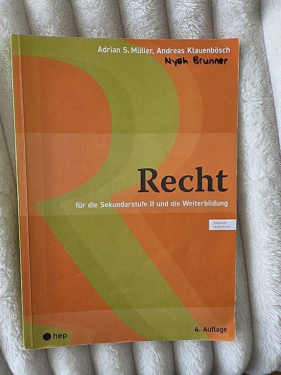Bücher: Recht – Gebraucht aus Schötz von nyb_rg7n
