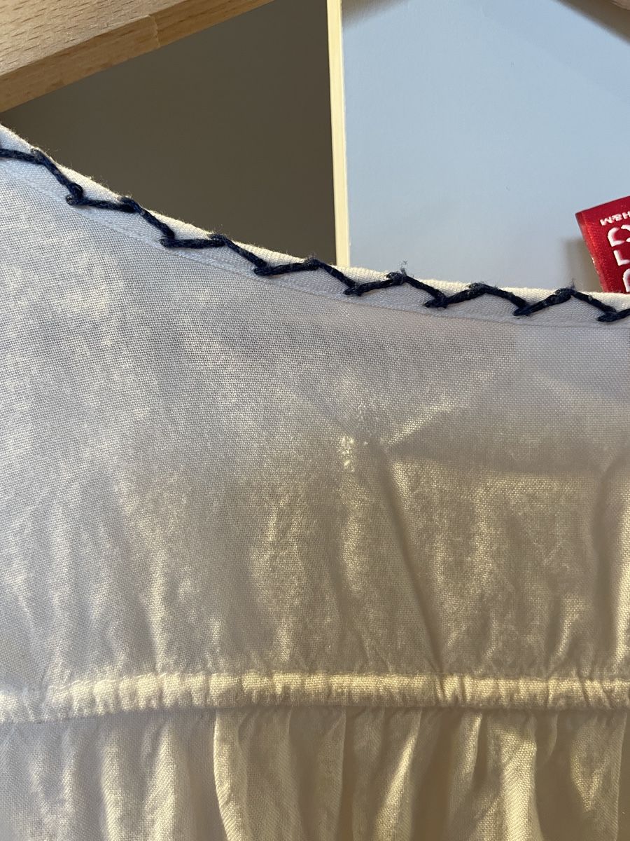 H&M Camicette: Bluse weiss H&M Gr. 40, Baumwolle – Usato da Münsingen venduto da Secondhand89 3