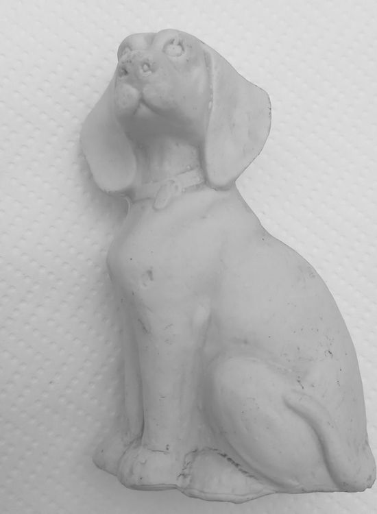 Antiker Hund Biskuit-Porzellan (Gebraucht) in Zürich für CHF 5 – mit ...