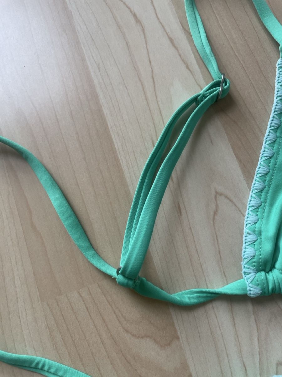 Costumi da bagno & Bikini: Ghanda: Mintfarbener Bikini, Grösse S/M – Nuovo (secondo la descrizione) da Sissach venduto da nelimas 1