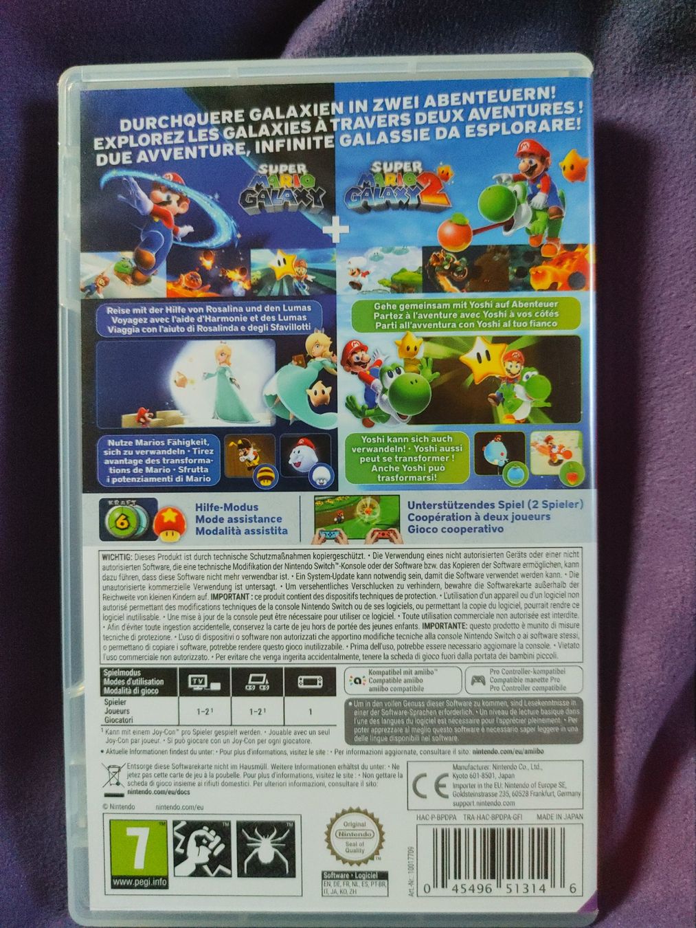 Nintendo Giochi: Super Mario Galaxy 1 + 2 - Nintendo Switch – Usato da Ibach venduto da FinrodTaralom 1