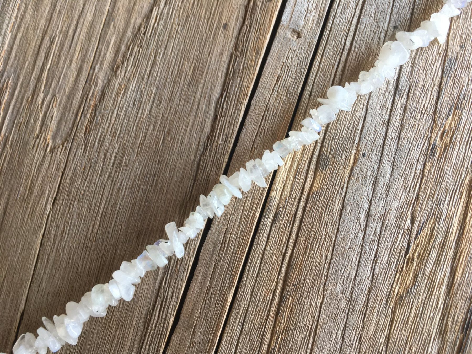 Ketten: HALSKETTE  LABRADORIT  MONDSTEIN  LÄNGE 45cm – Gebraucht aus Aesch ZH von LiquidAktion 6