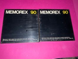 2 X MEMOREX 90 Spulen NOS Originalverschweist