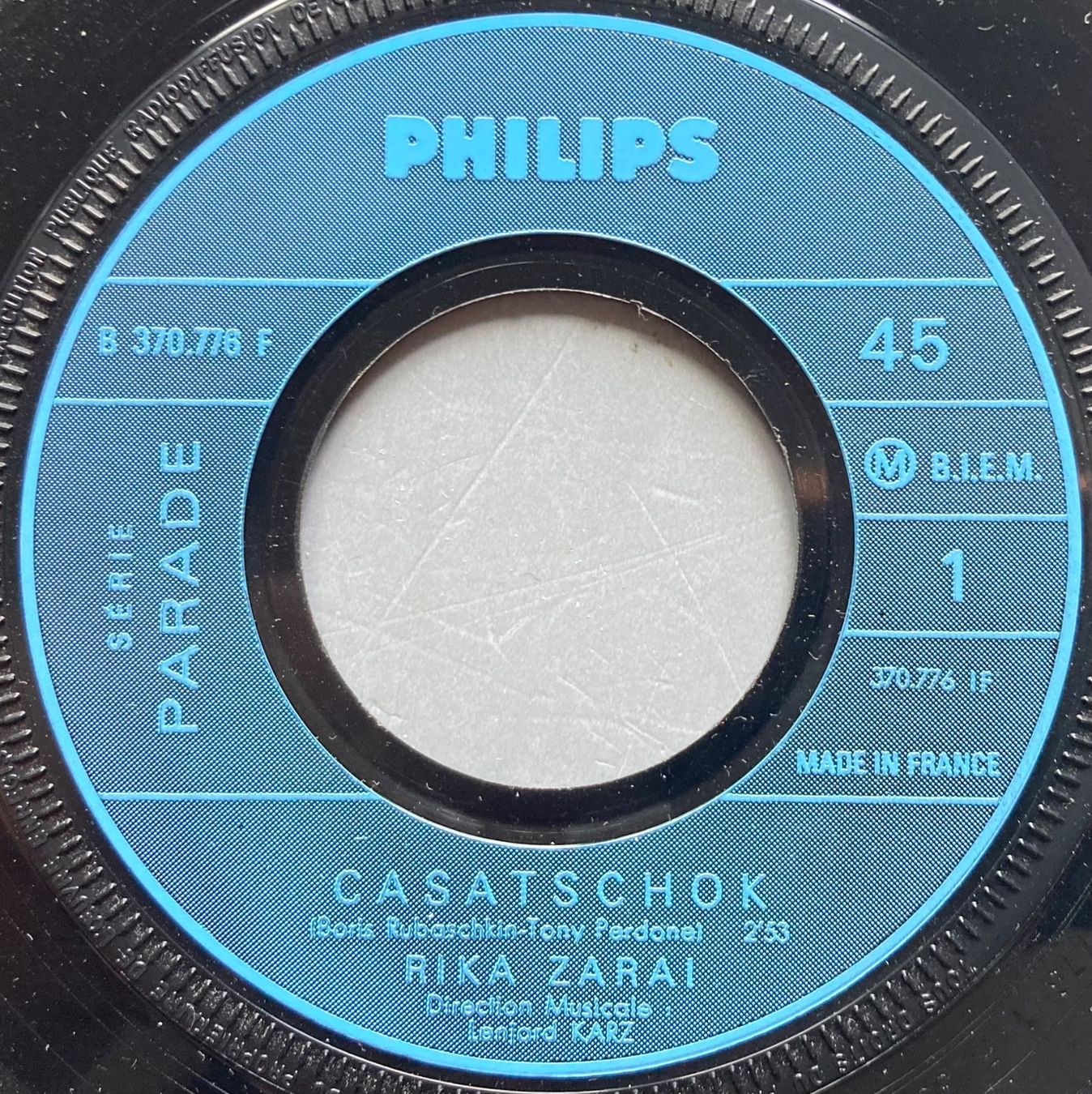 Dischi in vinile: RIKA ZARAI - CASATSCHOK – Usato da Poliez-Pittet venduto da Newtown-Records 2