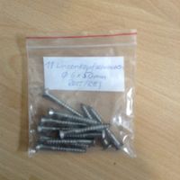 Linsenkopfschrauben Dm 6 x 50 mm - ROSTFREI - 11 Stück