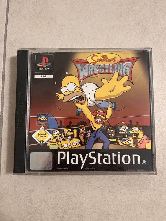 The Simpsons Wrestling (NTSC) - jeu vidéo Jeux Playstation PS1 - Prix & Rareté