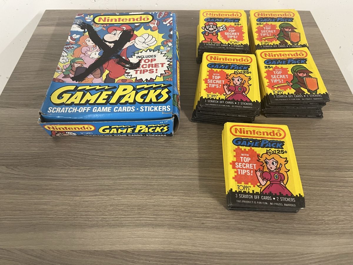 Topps Carte collezionabili: Nintendo Game Packs Display - Topps 1989! – Nuovo (secondo la descrizione) da Schenkon venduto da Ecosmo 1