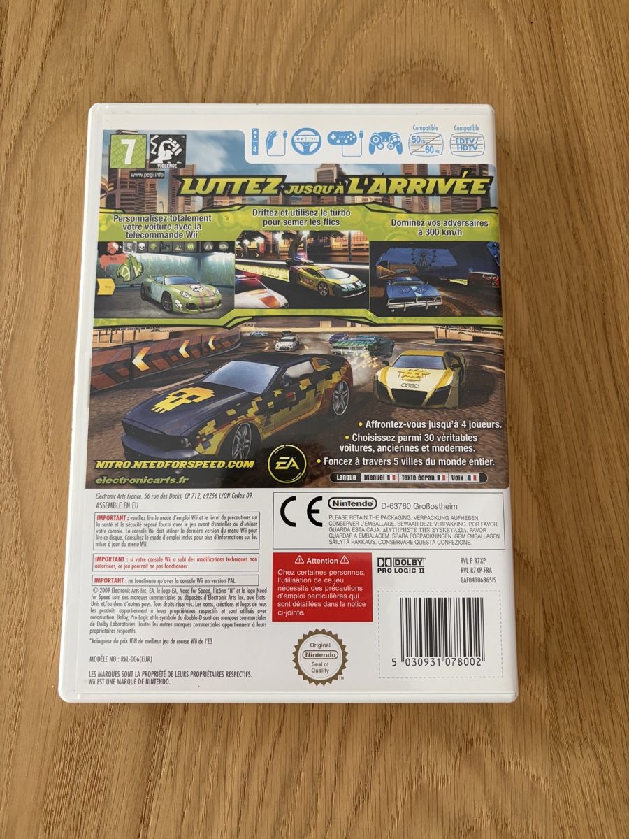 Nintendo Spiele: Need for Speed: Nitro - Nintendo Wii – Gebraucht aus Pully von FunkyGames 1