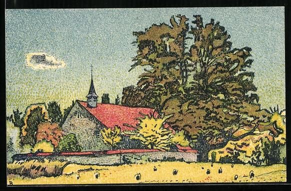 Cartes postales: Bremgarten /AG, Einsiedelei Emaus mit Ri – D'occasion à Berlin par bartko-reher