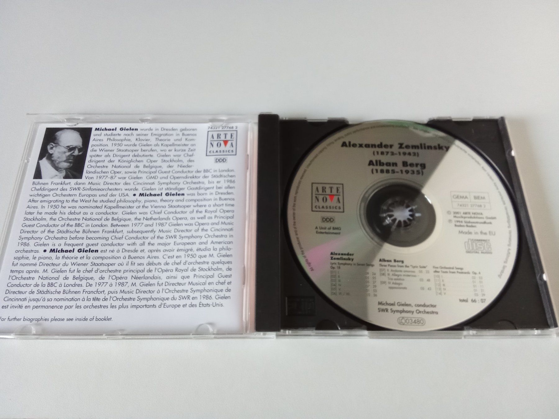 CD: Michael Gielen dirigiert Zemlinsky und Berg – Usato da Bilten venduto da Bora3 2