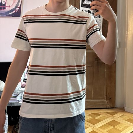 Anerkjendt T-Shirt, gestreift, Grösse L