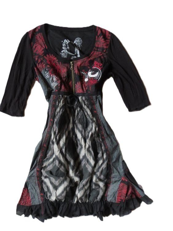 Desigual Vestiti: Desigual - elegantes Kleid Gr. 38 (40) – Usato da Füllinsdorf venduto da Sunnebliemli7 9