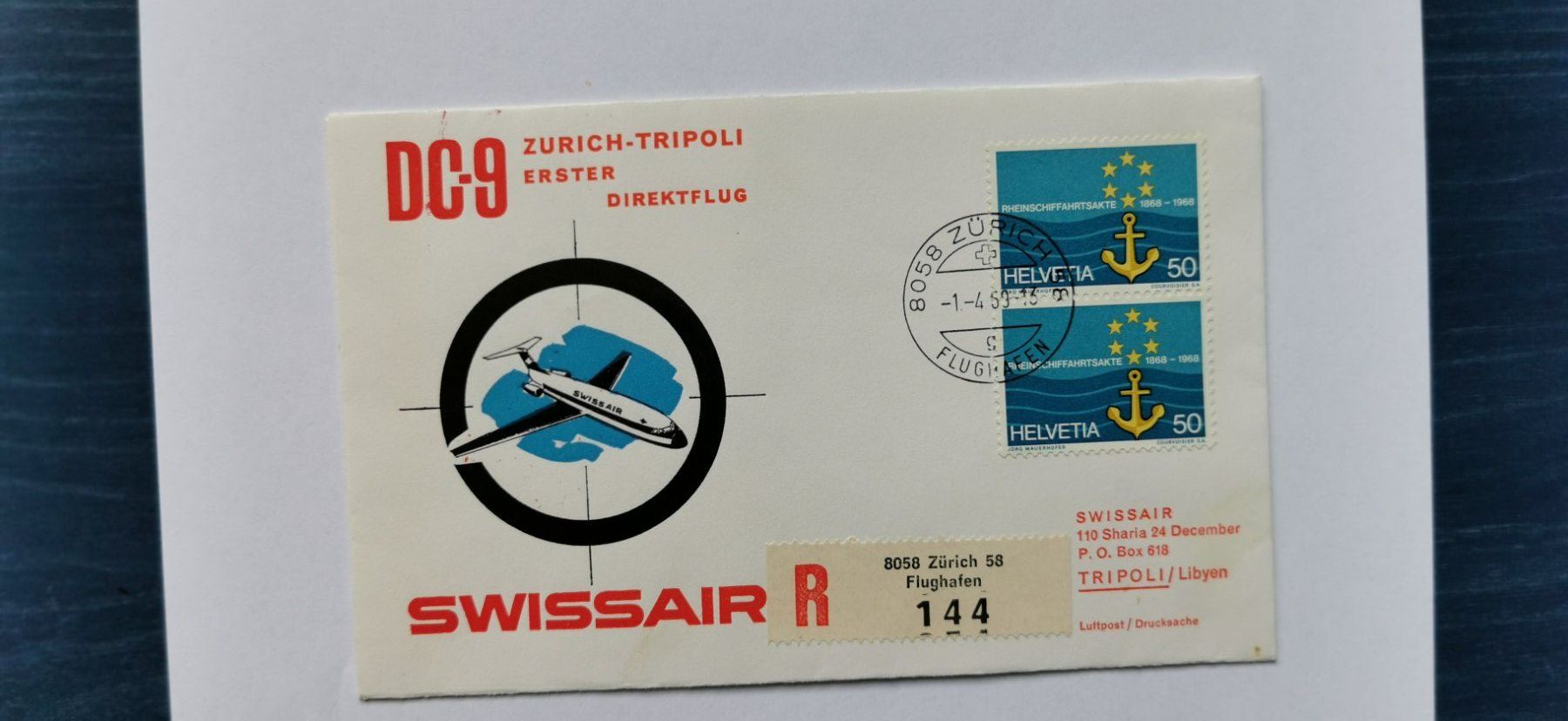 Tutti i francobolli: Flugbrief 1969 – Nuovo (secondo la descrizione) da Aadorf venduto da Chnorli-Furz