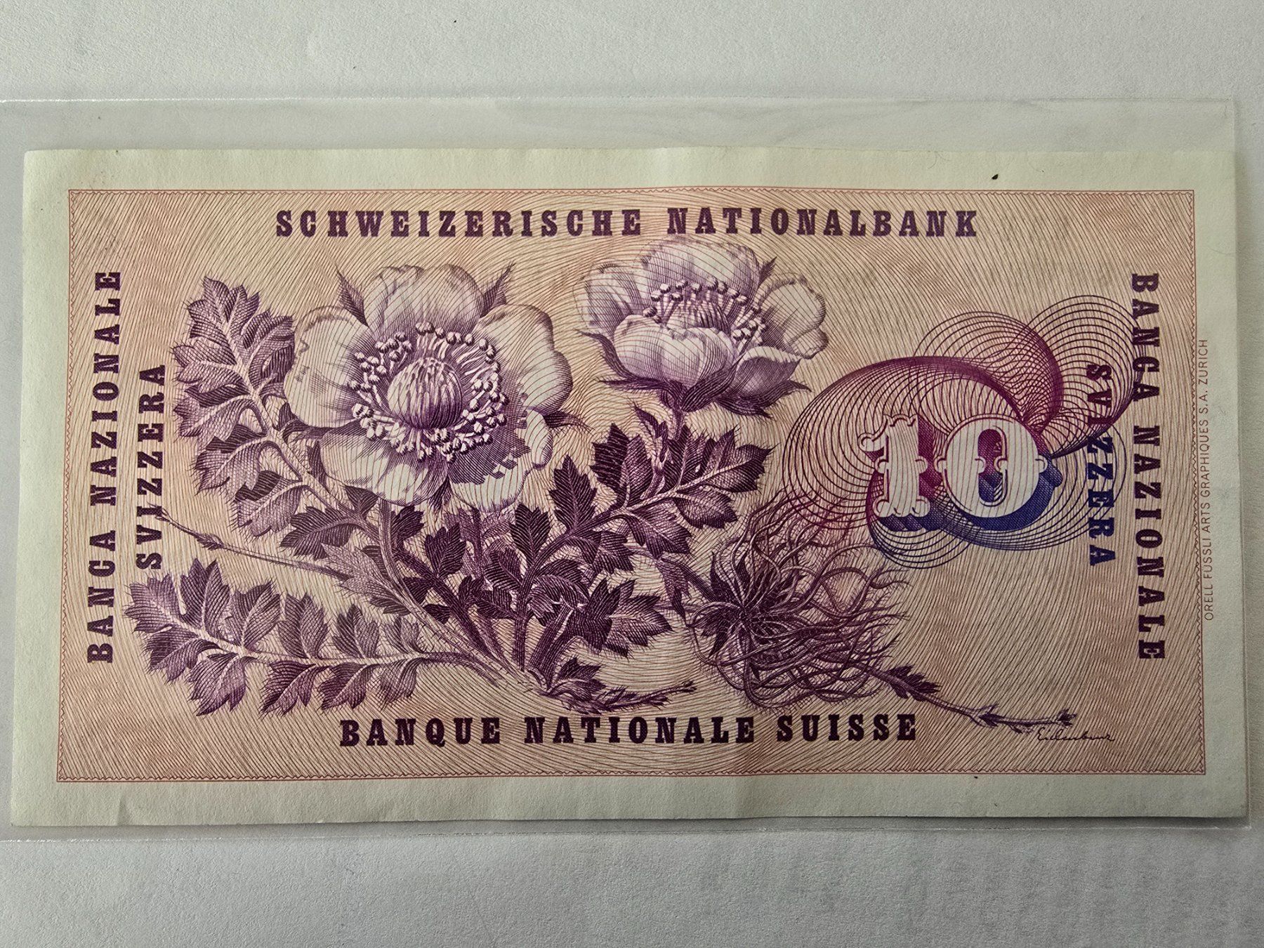 Banknoten: Billets de 10 francs, Série 50 P – Gebraucht aus Neuenhof von brasvarela 1