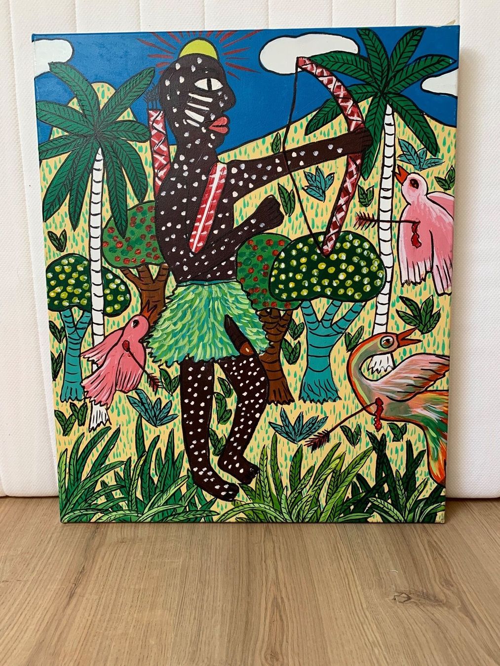 Gemälde: Cuba Original Naiv Painting ! – Gebraucht aus Bern von Artbrokerswitzerland 1