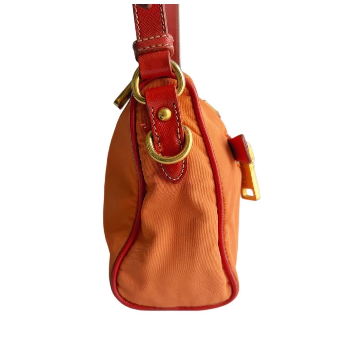 Prada Taschen für Damen: ORIGINAL prada Nylon orange – Gebraucht aus bonstetten von Morellee 3