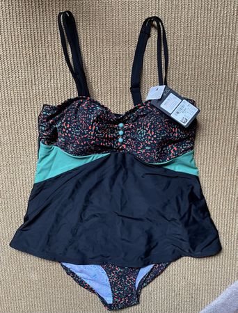 🖤 Tankini Ulla Popken Grösse 44 neu mit Etikett