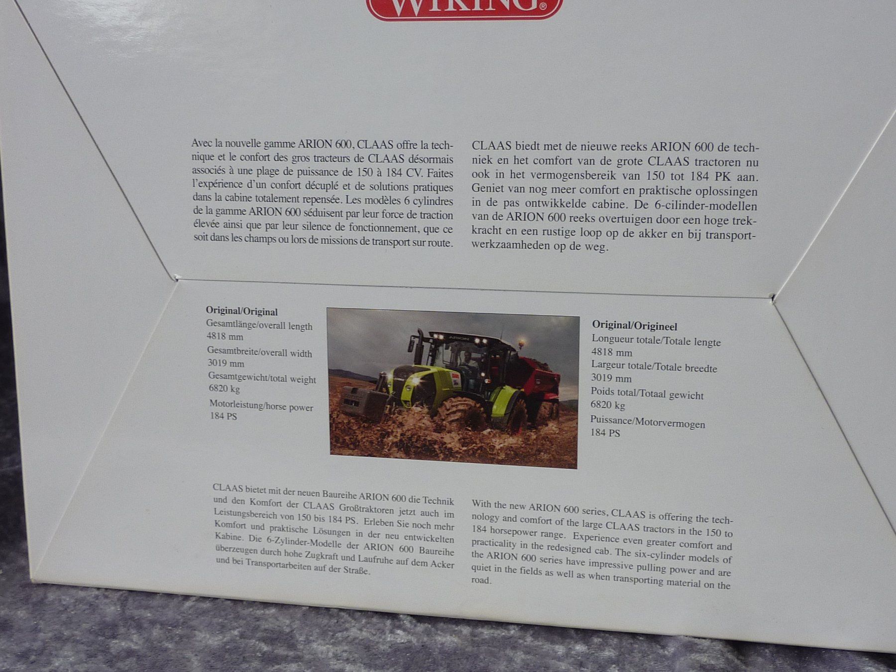 Wiking Kit di modellismo & Modellini statici: Claas Arion 640  1:32 – Nuovo (secondo la descrizione) da Dürrenäsch venduto da modellautos4you 7