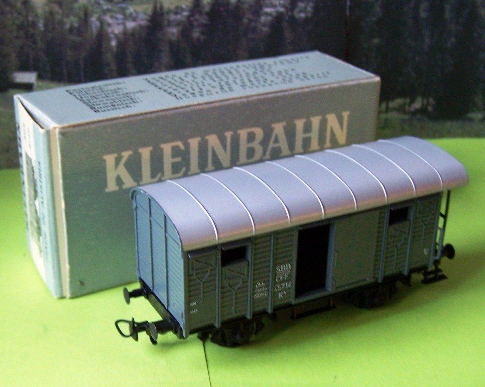 Kleinbahn Modelleisenbahnen: Kleinbahn 302 H0: SBB Güterwagen K3, DC, originalverpackt – Neu und originalverpackt aus Brüttisellen von Rentner44zh 3