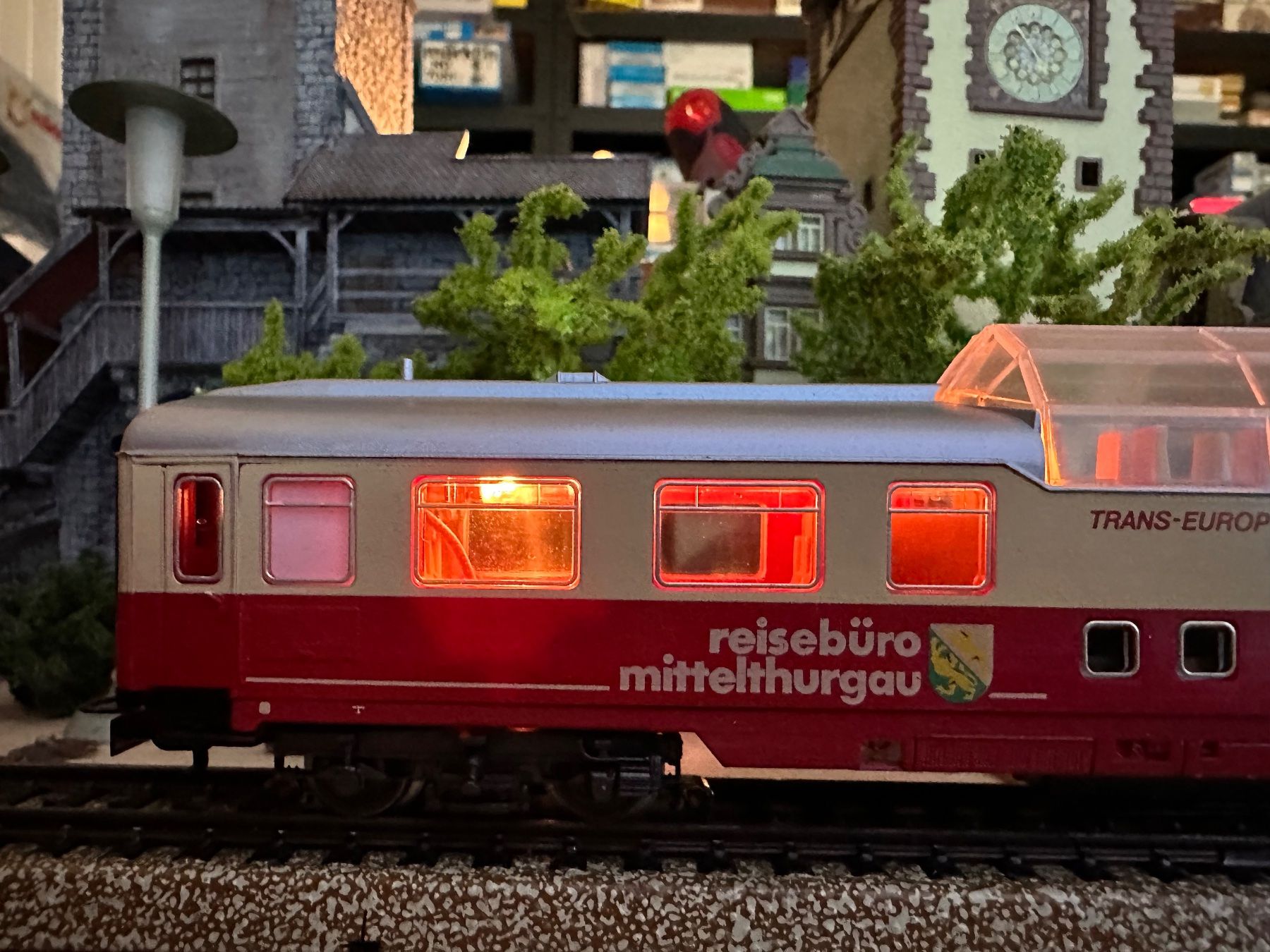 Märklin Modellini di ferrovie: Märklin 4169 TEE Panoramawagen – Usato da Lupsingen venduto da New-Haven 1
