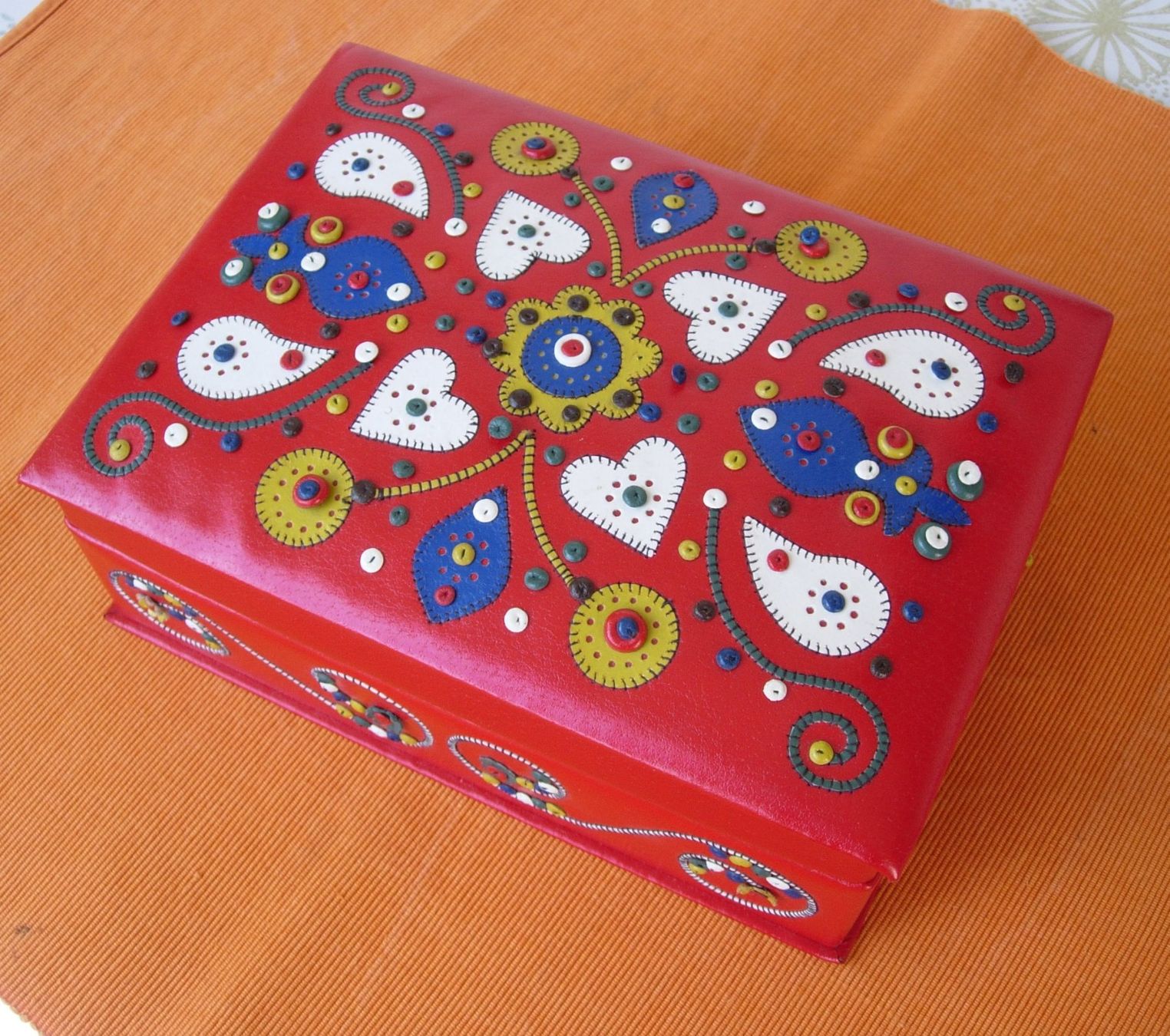 Schmuckkästen: Schmuck box /Schatulle - LEDER – Gebraucht aus Basel von Grbina64
