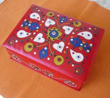 Schmuck box /Schatulle - LEDER