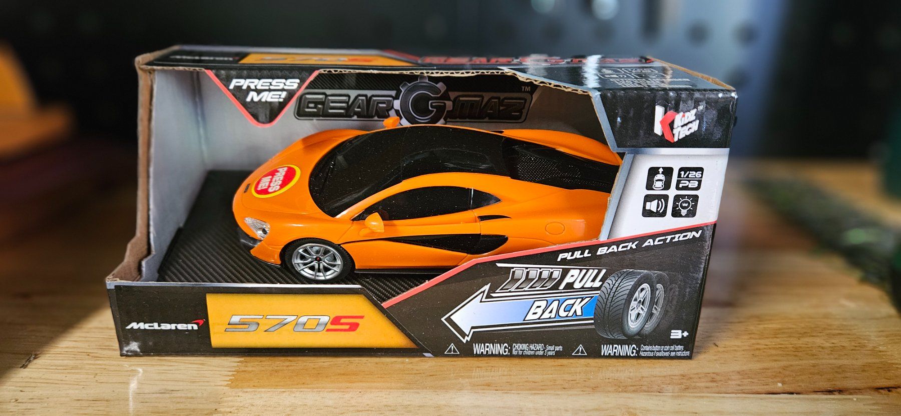 Lamborghini Modellini d'auto: Pullback Car McLaren Orange – Nuovo e nell'imballaggio originale da Rohrbach venduto da Emiflo