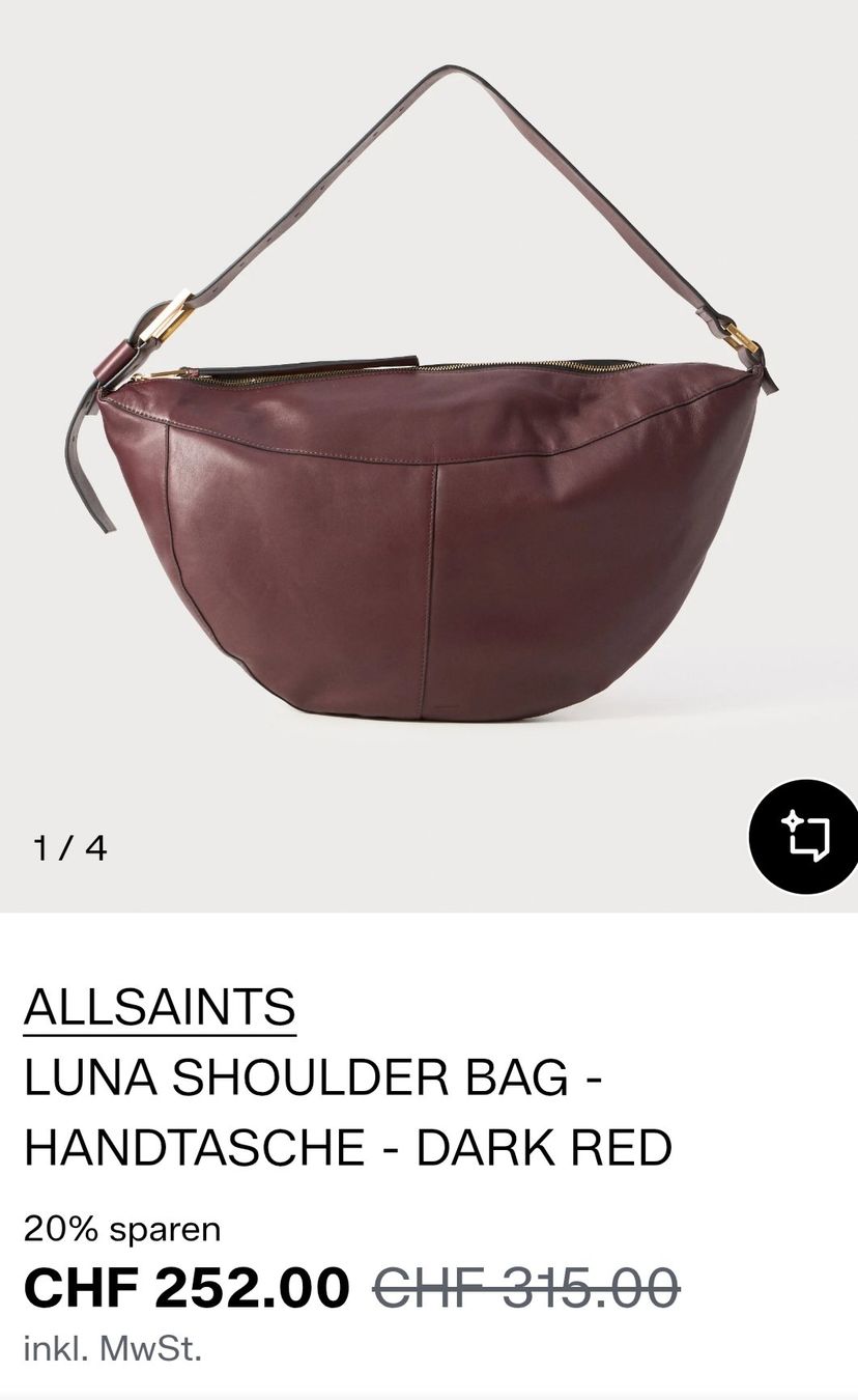 Allsaints Sacs femmes: Allsaints Hobo Tasche – D'occasion à Meilen par SME_Aoi
