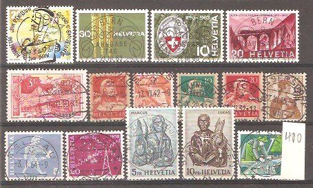 Tutti i francobolli: 15 Marken mit Vollstempel – Usato da Lausanne venduto da Whorvath