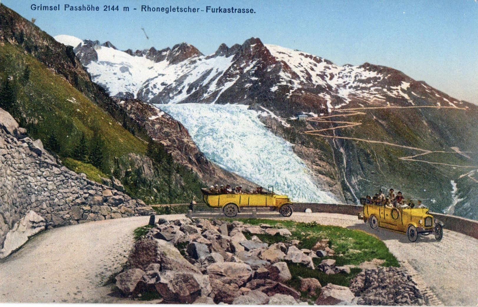Cartoline postali: Grimsel Passhöhe - Rhonegletscher-Furkastrasse – Nuovo (secondo la descrizione) da Melano venduto da pisonsdro