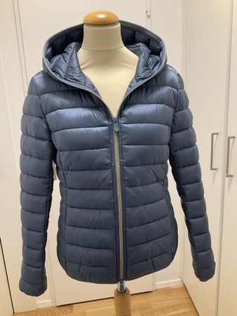 Save the Duck Jacke mit Kapuze blau Groesse 2 neuwertig