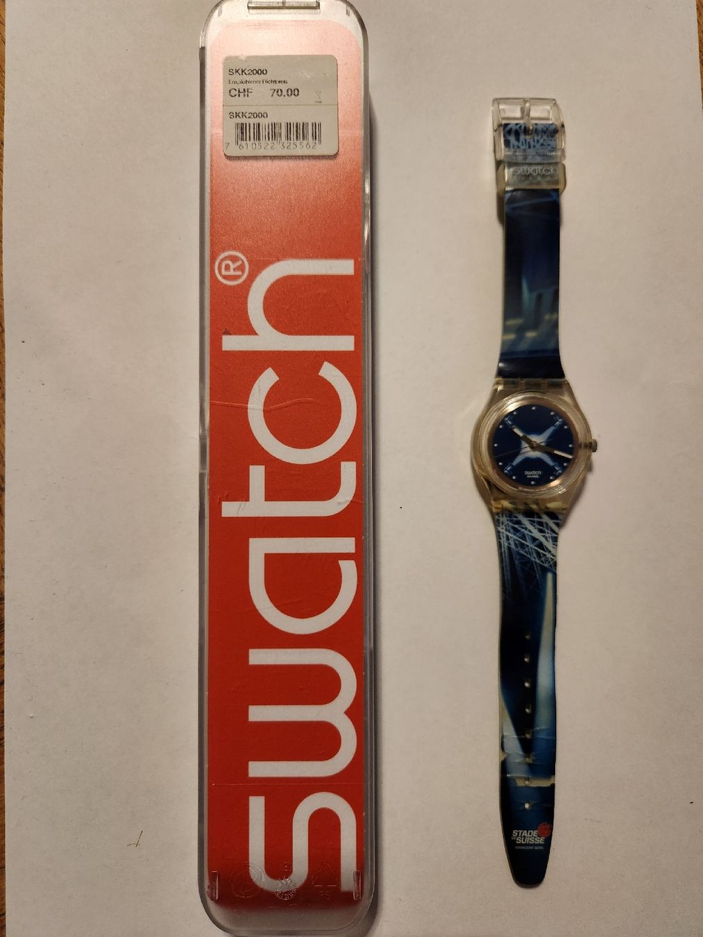Swatch Orologi: Montre Swatch Access "Stade de Suisse" SKK2000 Full set – Usato da Territet venduto da Cenh 8