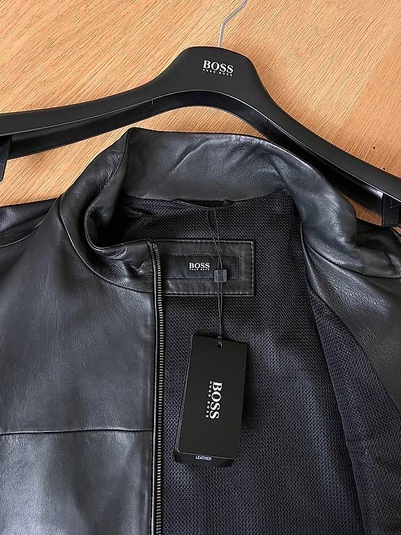 Hugo Boss Giacche: Hugo Boss Lederjacke NEU mit Etikett – Nuovo e nell'imballaggio originale da Sargans venduto da jenabek 2