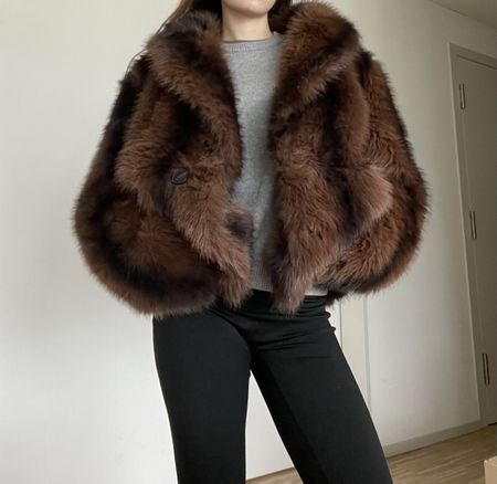 Pelzmantel faux fur