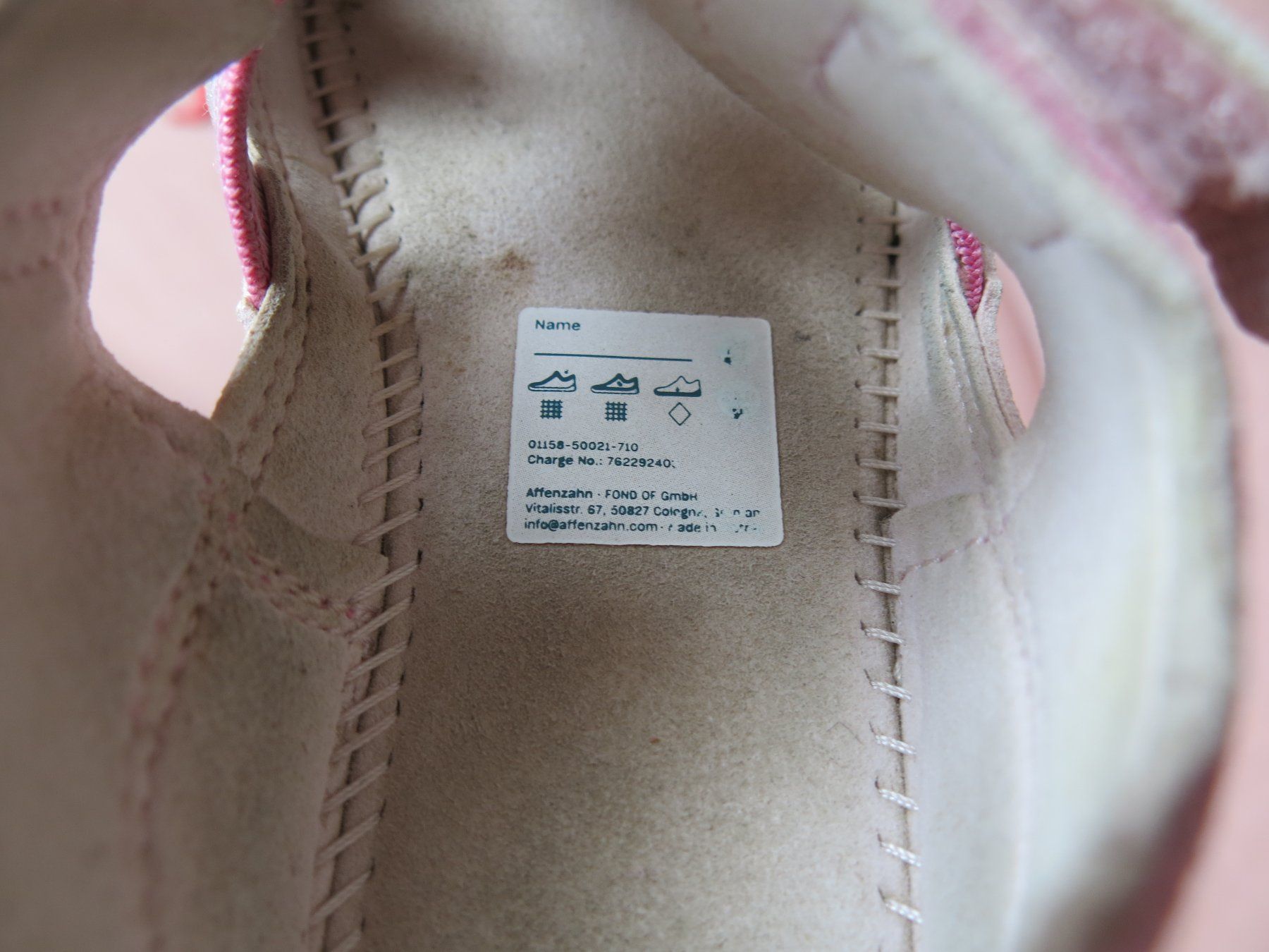 Affenzahn Scarpe per ragazze: Affenzahn Kinderschuhe / Sandalen 25 – Usato da Schwanden i. E. venduto da Magnolia88 5