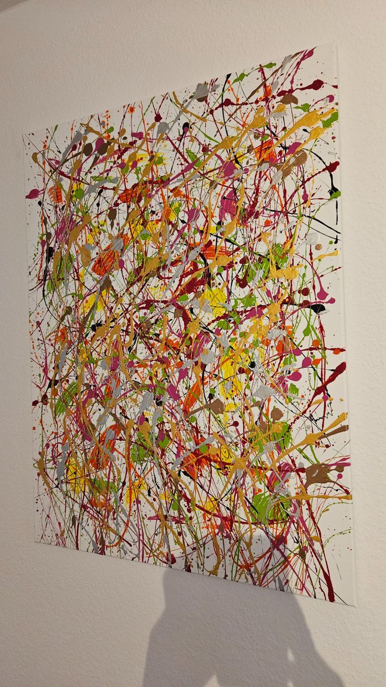 Dipinti: Tableau moderne unique, style abstrait - Couleurs vives – Nuovo (secondo la descrizione) da Le Locle venduto da fab_c9hh 1