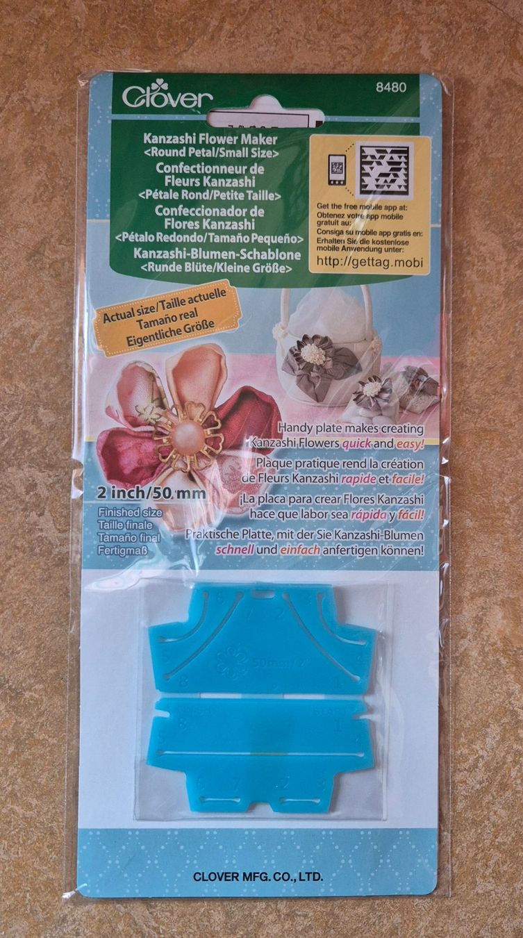 Sciablone: Kanzashi Blumen-Schablone – Nuovo e nell'imballaggio originale da Emmenbrücke venduto da Levira8